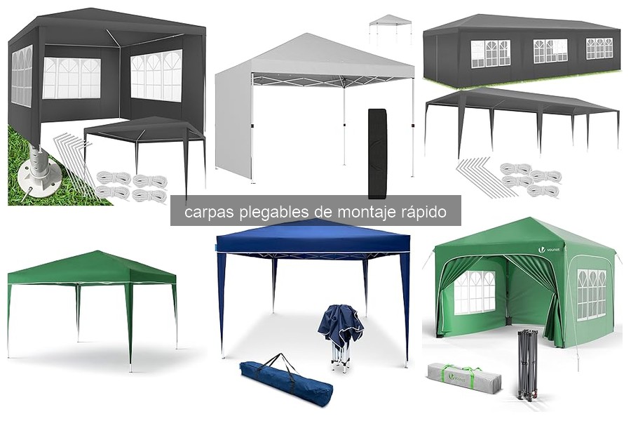 Guía fácil para montar y desmontar carpas plegables