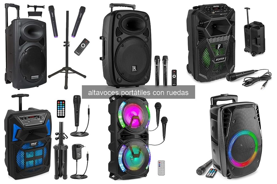 Guía para elegir altavoces portátiles con ruedas para fiestas