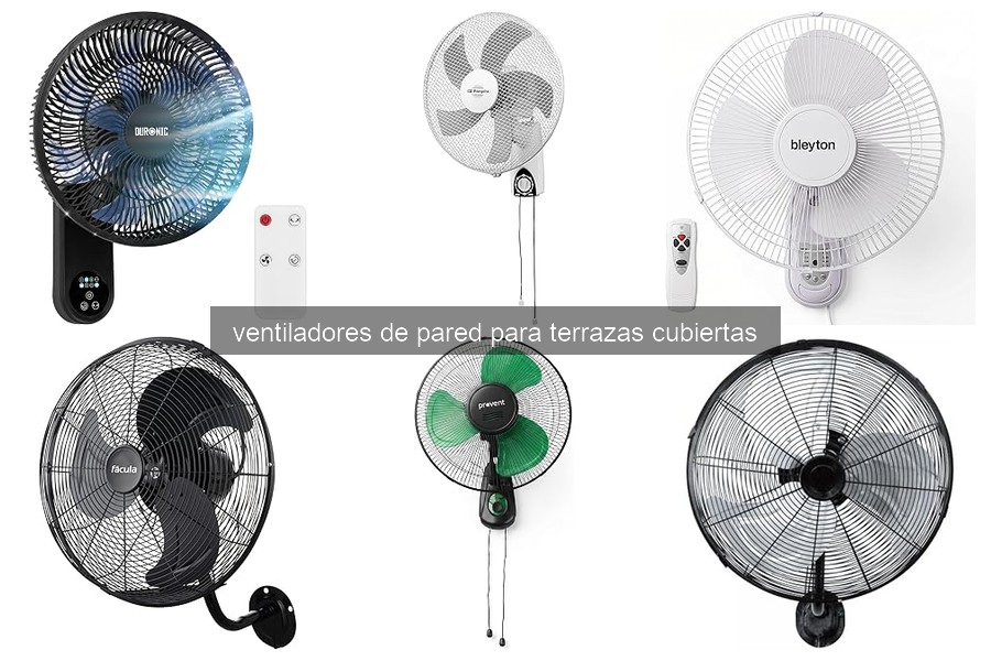 Guía para Elegir el Mejor Ventilador de Pared para Terrazas