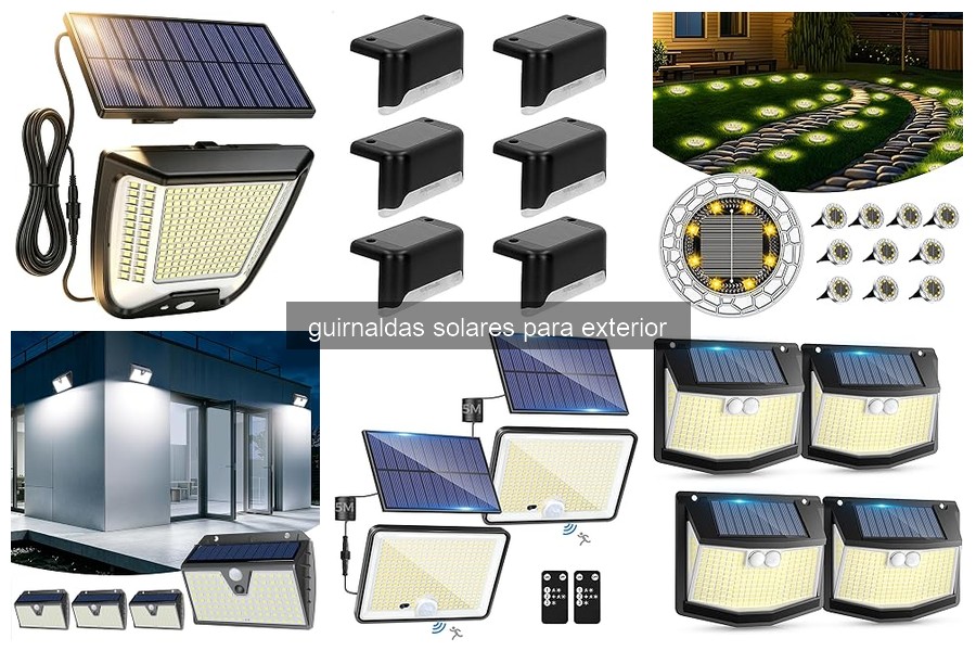 Guía para elegir guirnaldas solares para tu jardín