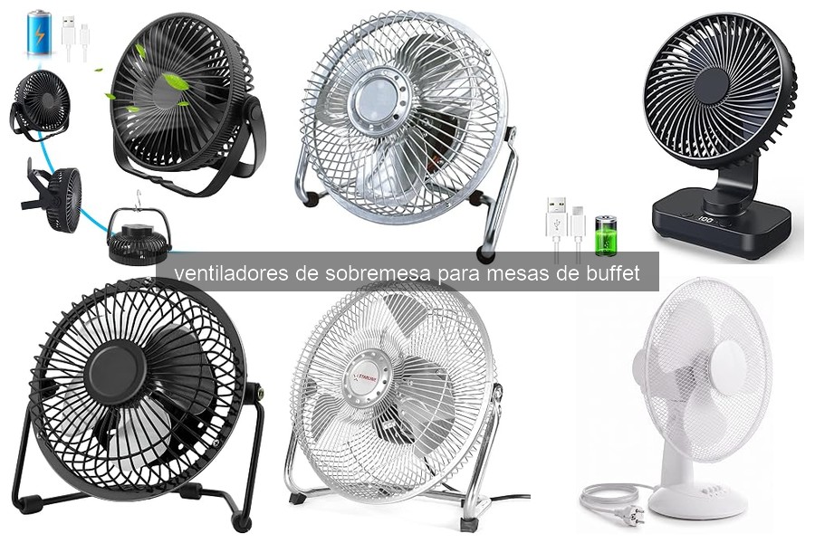 Guía para elegir ventiladores de sobremesa para eventos al aire libre