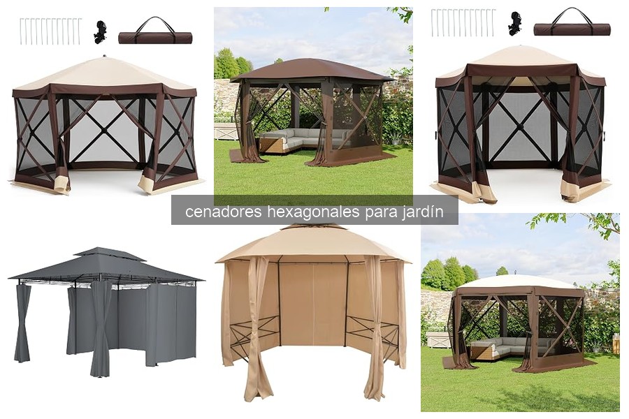 Guía para instalar cenadores hexagonales en tu jardín
