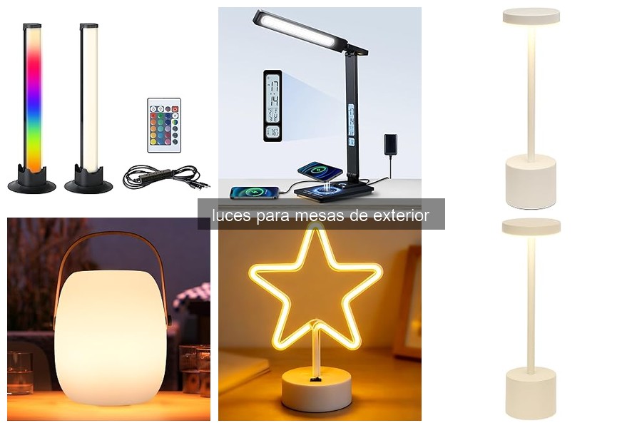 Las mejores luces para mesas de exterior en eventos
