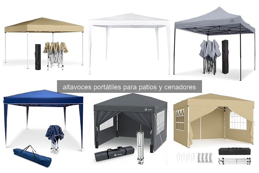 Mejores altavoces portátiles para patios y cenadores 2026