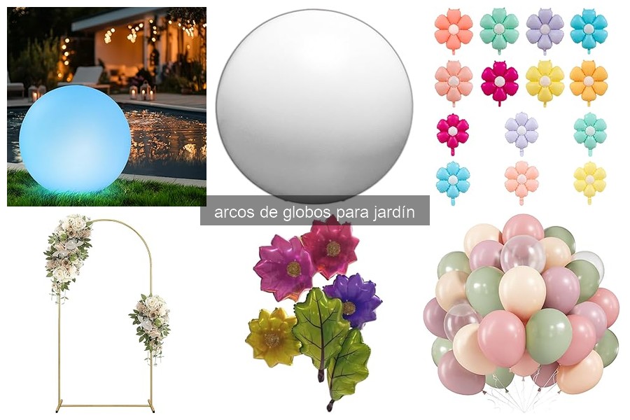 Mejores arcos de globos para jardín en 2026: comparativa