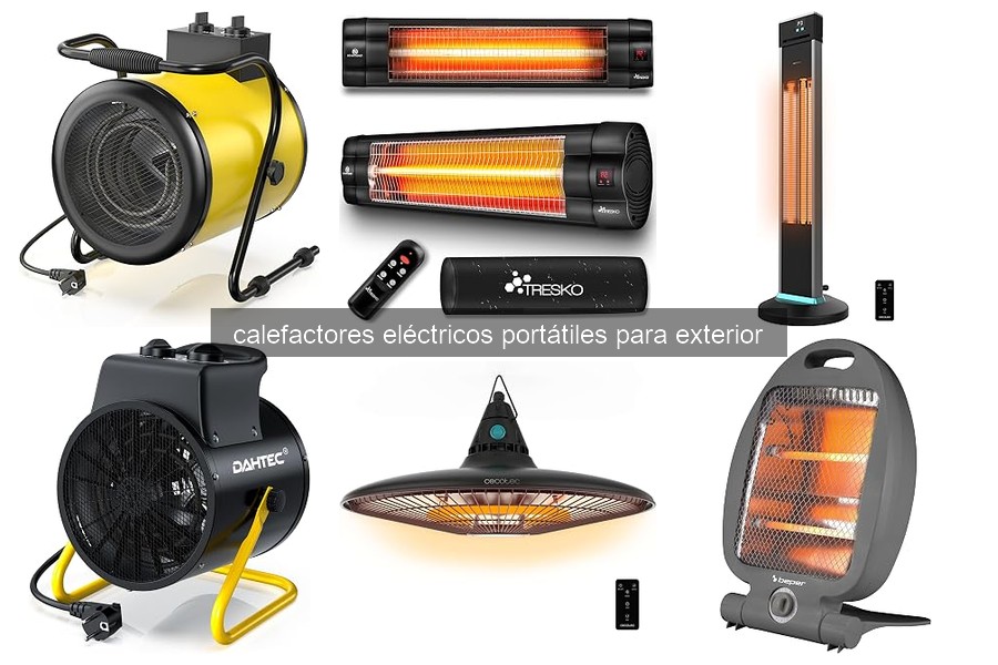 Mejores calefactores eléctricos portátiles para exterior 2026