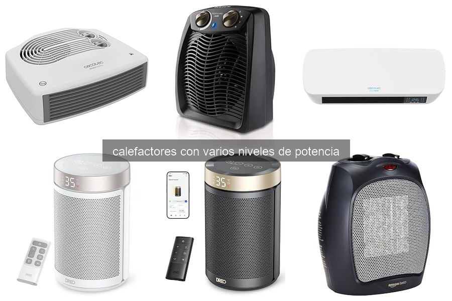 Mejores calefactores exteriores con varios niveles de potencia
