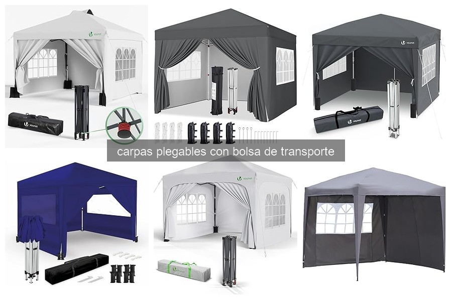 Mejores carpas plegables con bolsa para camping 2026
