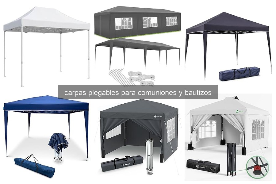 Mejores carpas plegables para comuniones y bautizos 2026