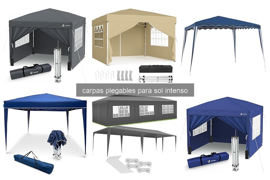Mejores carpas plegables para protegerse del sol intenso