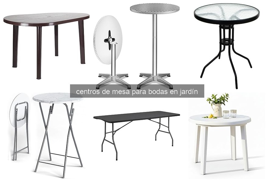 Mejores centros de mesa para bodas en jardín: comparativa 2026