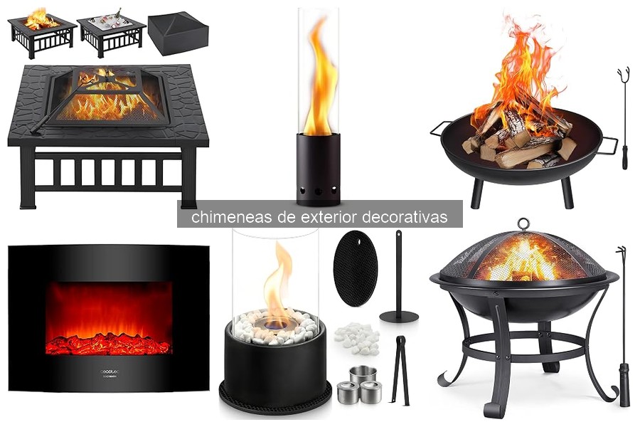 Mejores chimeneas decorativas para jardín en 2026