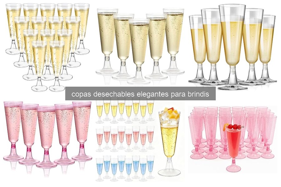 Mejores copas desechables elegantes para bodas en 2026