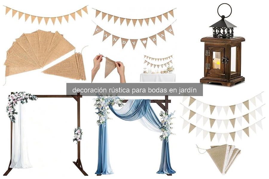 Mejores decoraciones rústicas para bodas al aire libre en 2026