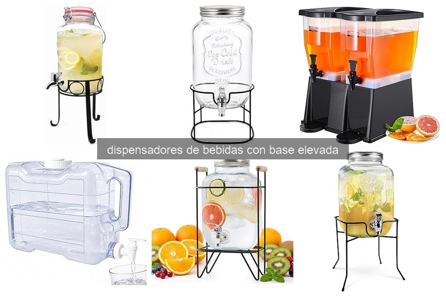 Mejores dispensadores de bebidas con base elevada para fiestas
