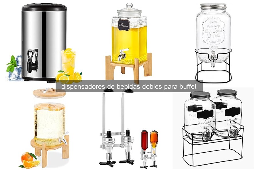 Mejores dispensadores de bebidas dobles para buffet 2023