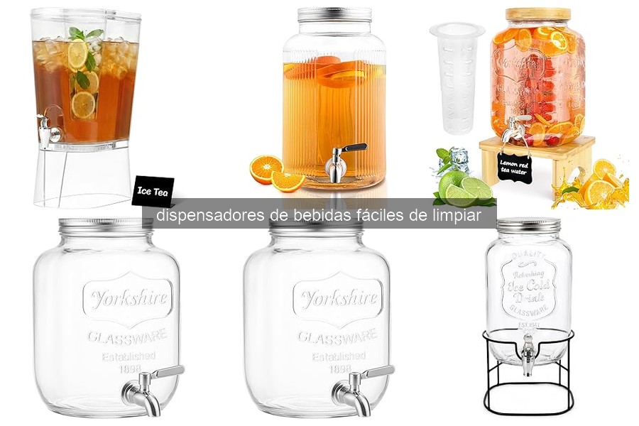 Mejores dispensadores de bebidas fáciles de limpiar en 2026