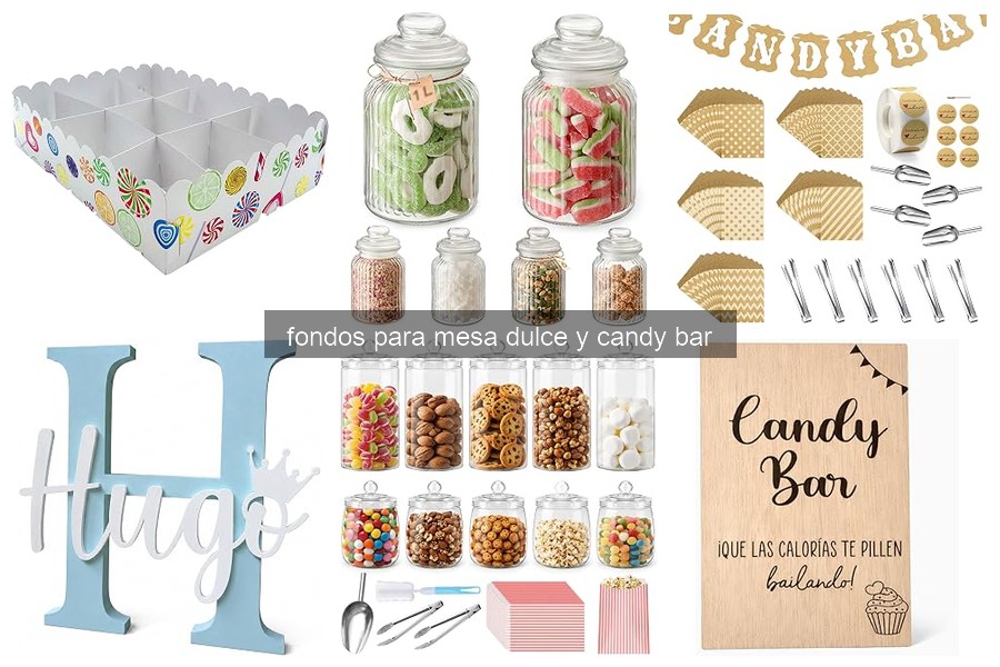 Mejores fondos para mesa dulce y candy bar en 2026