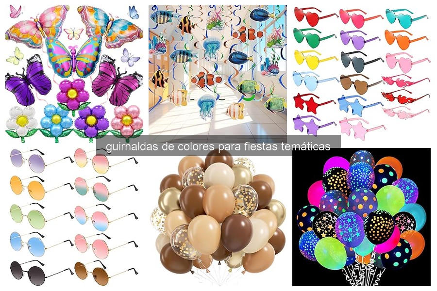 Mejores guirnaldas de colores para fiestas infantiles 2026