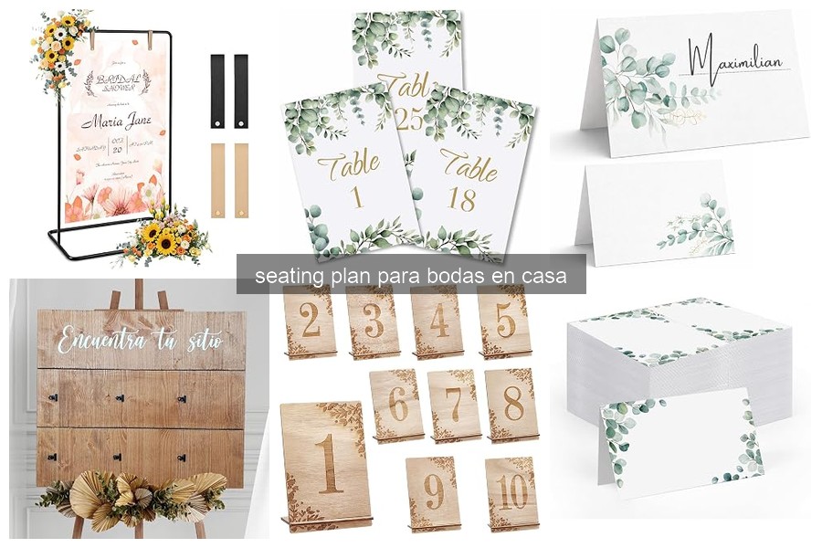 Mejores herramientas para crear un seating plan de boda