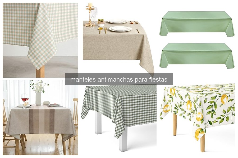 Mejores manteles antimanchas para fiestas al aire libre 2026