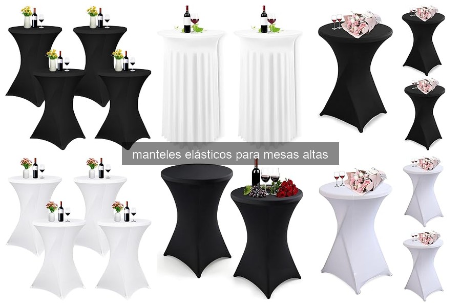 Mejores manteles elásticos para mesas altas en 2026