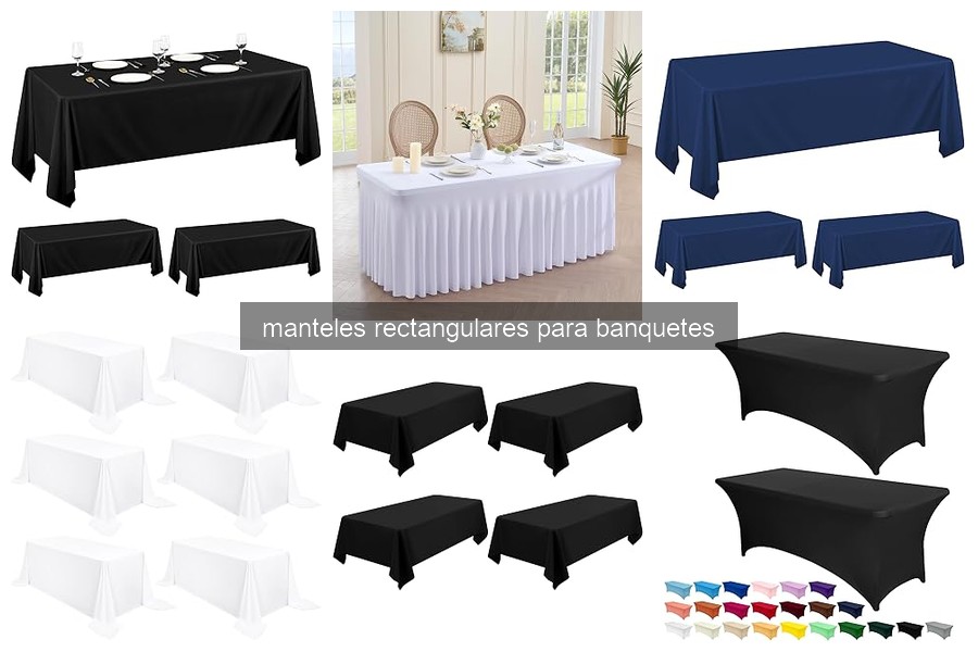 Mejores manteles rectangulares para banquetes en 2026