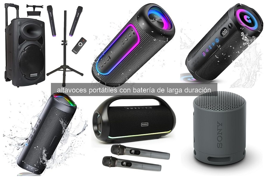 Mejores marcas de altavoces portátiles con batería de larga duración