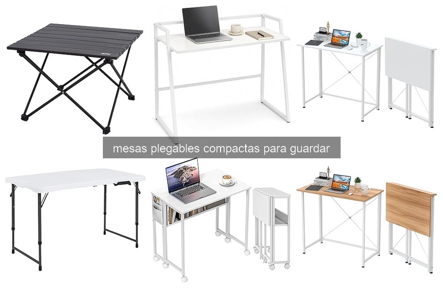 Mejores mesas plegables compactas para guardar en 2026