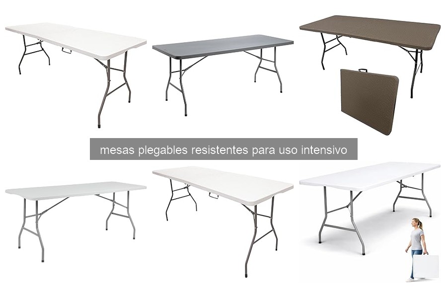 Mejores mesas plegables resistentes para uso intensivo 2026