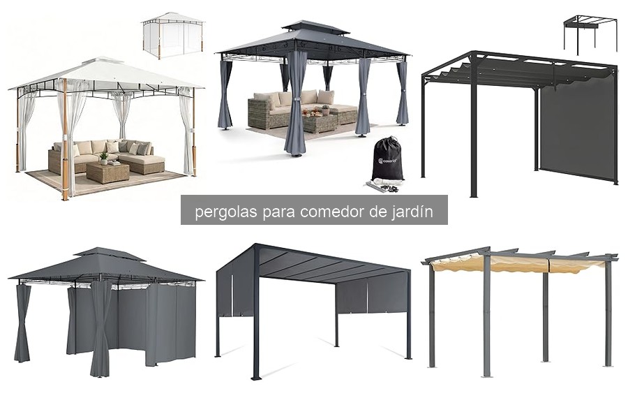 Mejores pérgolas para comedor de jardín en 2023