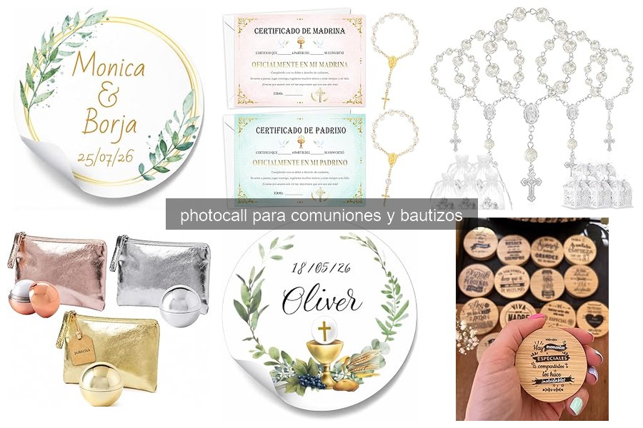 Mejores photocalls para comuniones y bautizos en 2023