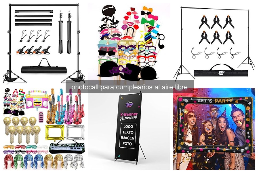 Mejores photocalls para cumpleaños al aire libre en 2026