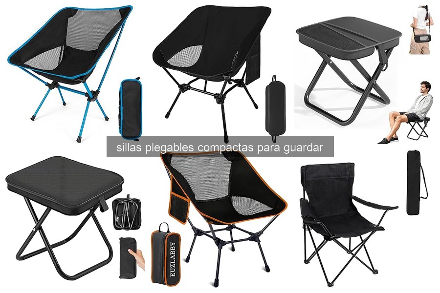 Mejores sillas plegables compactas para eventos al aire libre
