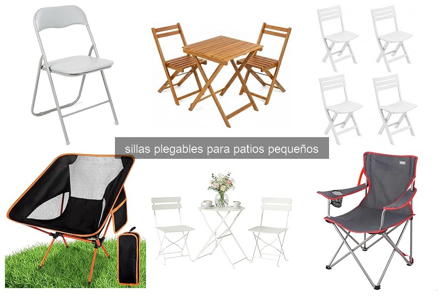 Mejores sillas plegables para patios pequeños en 2026