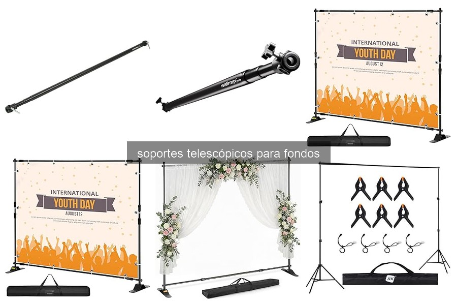 Mejores soportes telescópicos para fondos en 2023