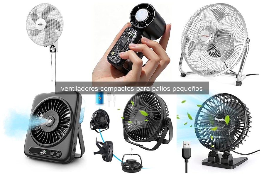 Mejores ventiladores compactos para patios pequeños en 2026