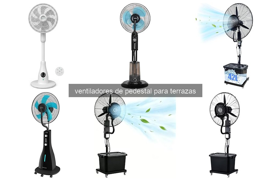 Mejores ventiladores de pedestal para terrazas en 2026