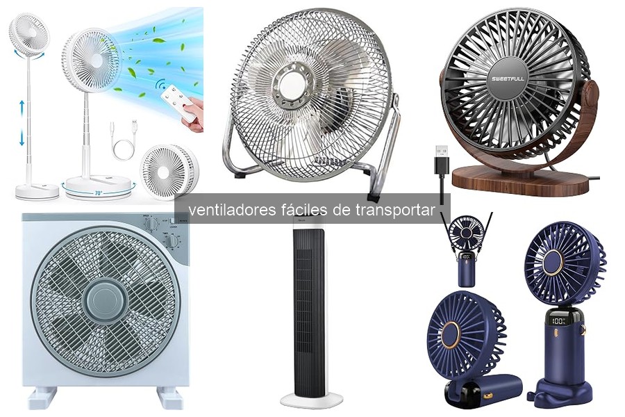 Mejores ventiladores portátiles para eventos al aire libre