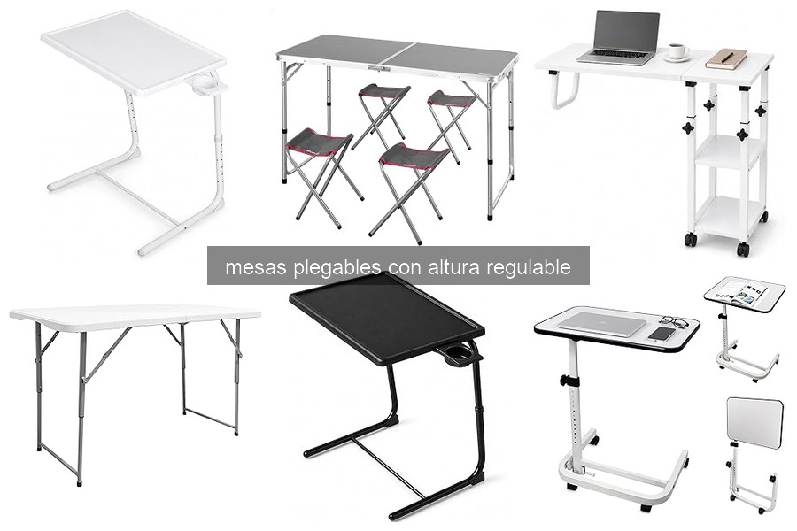Problemas comunes al usar mesas plegables con altura regulable