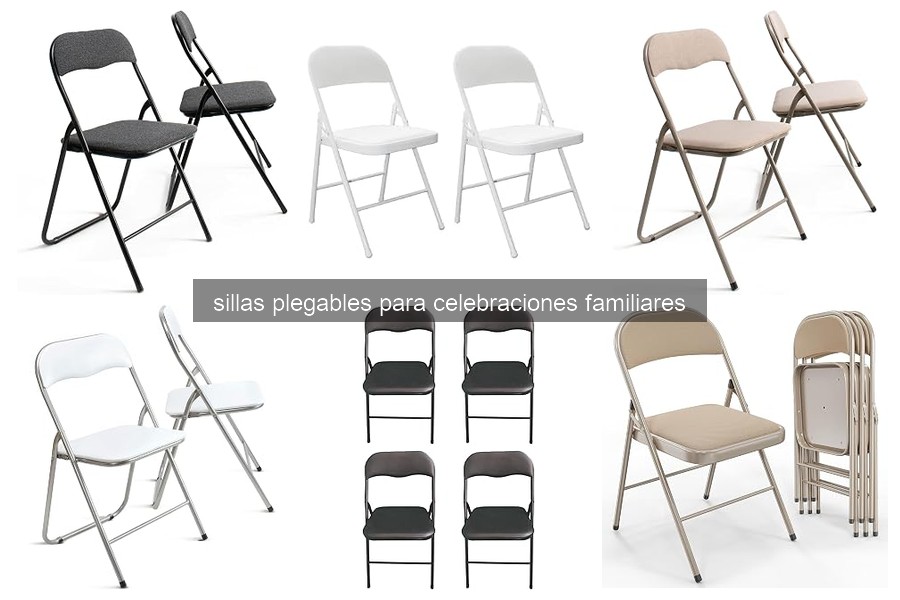 Problemas comunes al usar sillas plegables en celebraciones familiares