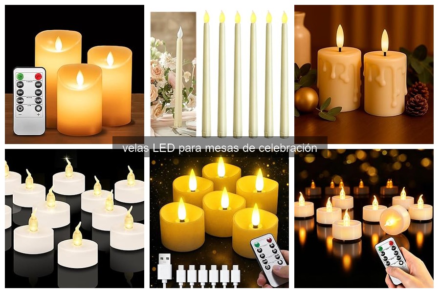 Problemas comunes al usar velas LED en celebraciones