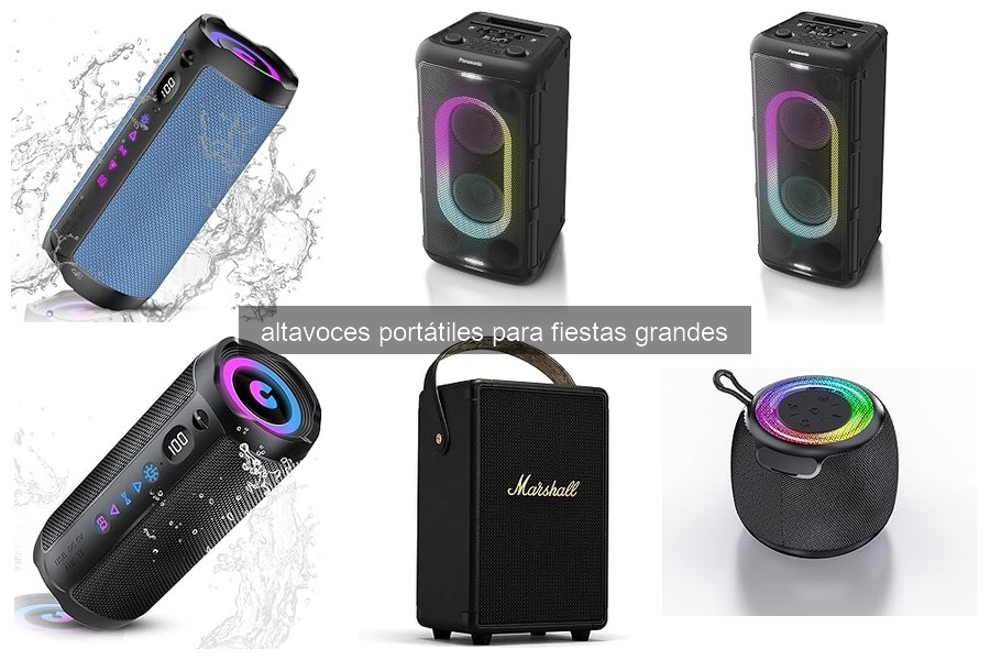 Problemas comunes con altavoces portátiles en fiestas grandes