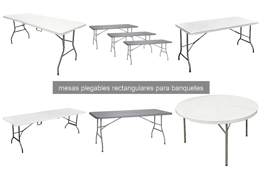Problemas comunes con mesas plegables rectangulares