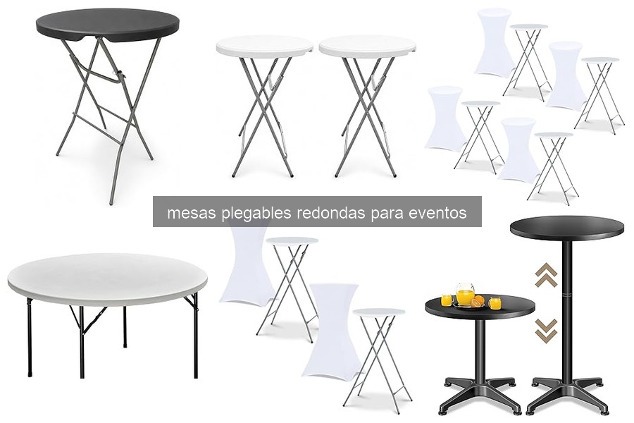 Problemas comunes con mesas plegables redondas en eventos