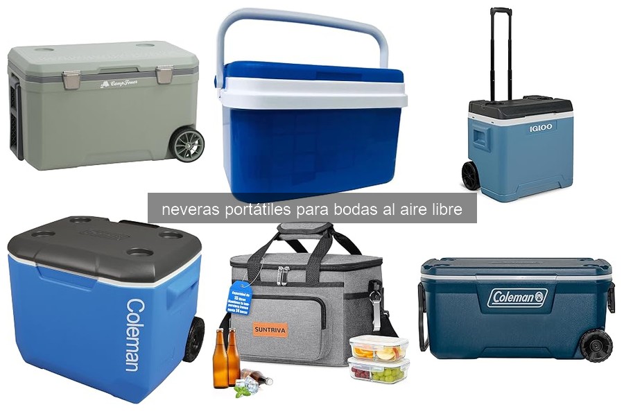 Problemas comunes con neveras portátiles en bodas al aire libre