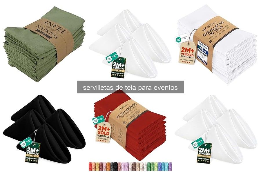 Problemas comunes con servilletas de tela en eventos al aire libre