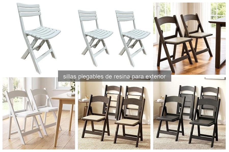 Problemas Comunes con Sillas Plegables de Resina y Soluciones