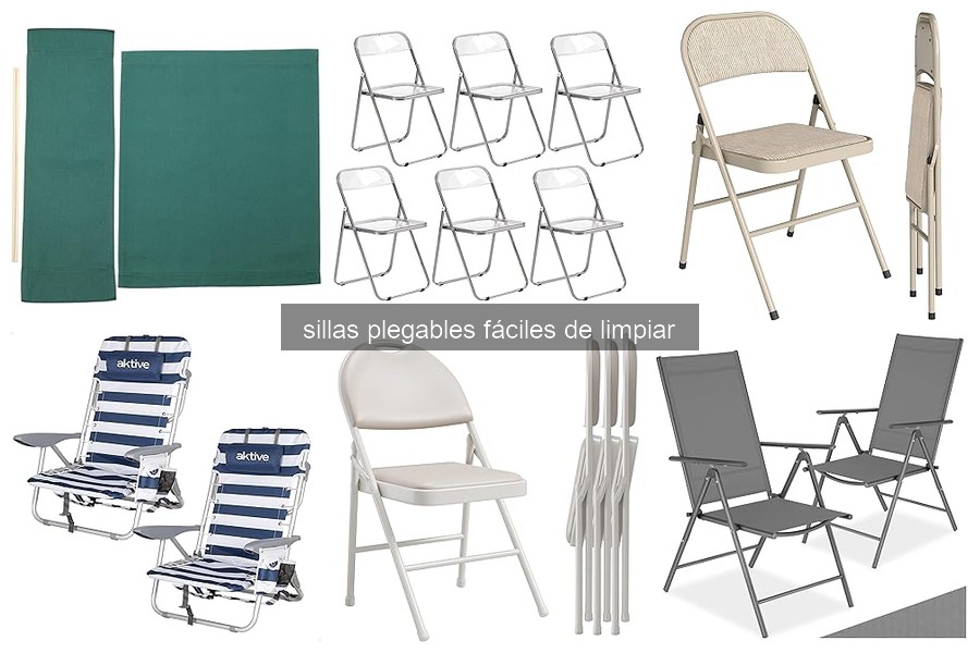 Problemas comunes con sillas plegables y sus soluciones