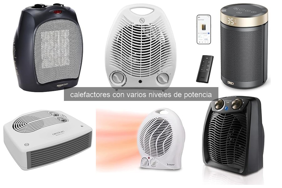 Problemas comunes de calefactores con varios niveles de potencia